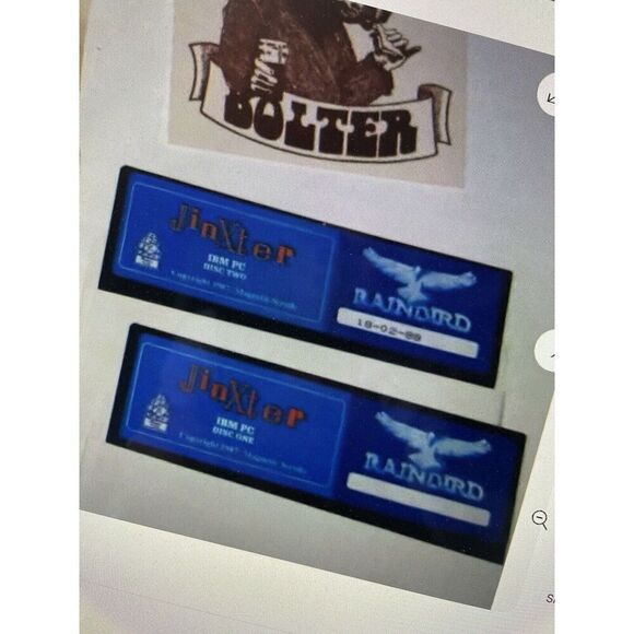 Jinxter by Magnetic Scrolls Rainbird for IBM PC 5.25in Diskettes DOS Rare - Picture 8 of 8